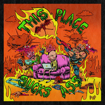 (image for) Pup - This Place Sucks LP (Neon Green Vinyl)